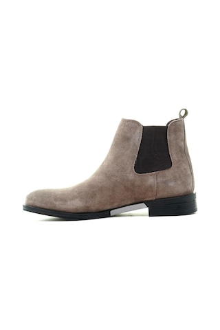 Yaşar Kaşlı Erkek Hakiki Deri Chelsea Bot 40-44 23k Ykö-12275 M Vizon Süet