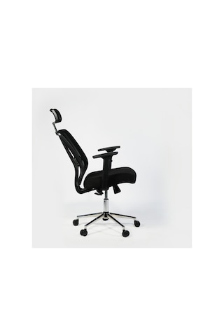 Hero Nefes Alan Fileli Çalışma Koltuğu Ergonomik Ofis Koltuğu Siyah