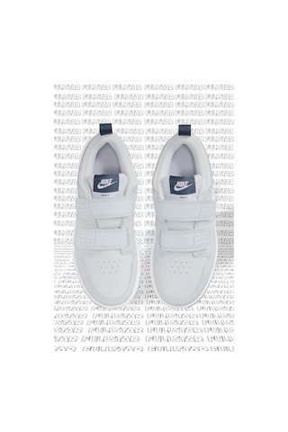 Nike Pico 5 Kids Walk Shoes Leather Bantlı Hakiki Deri Spor Ayakkabı Gri Dar Kalıp Gri
