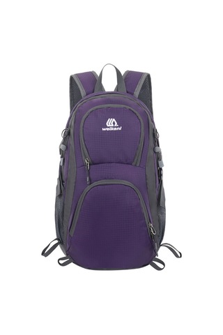 Weikani Açık Bisiklet Yürüyüş Sırt Çantası Suya Dayanıklı Seyahat Mor