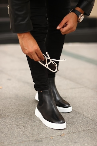 Serhat Özköroğlu -siyah Erkek Chelsea Bot Siyah Siyah