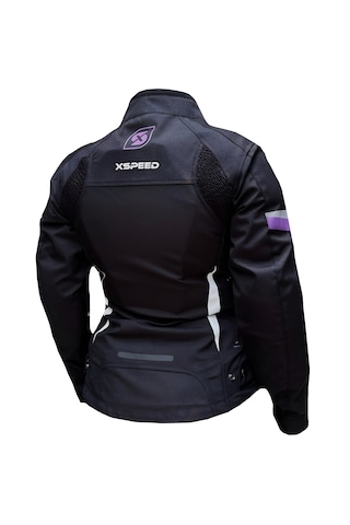 Xspeed Hera 4 Mevsimlik Korumalı Kadın Motosiklet Montu Yeni Sezon Mor