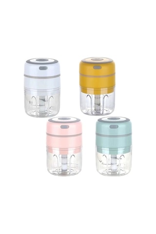 Primepickings Zm-14 Beyaz Ev Tipi Mini Kablosuz Elektrikli Sarımsak Ezici, 250ml Diğer Big Power Diğer