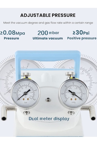 Thermomac Vp160 Diyafra MLı Vakum Pompası Yağsız Pompa