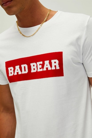 Bad Bear Erkek Tişört Flog T-Shirt-23351 Beyaz