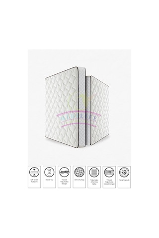 Uzunbebe 100X190 Midilife Lifebed Coton Ortopedik Yaylı Yatak