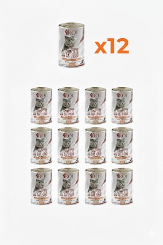 Yetişkin Kedi Somon Konservesi 12 Adet X 400 Gr.