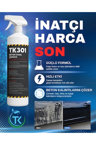 Tabiattan Kimya Konsantre Beton Harç Sökücü 1 L