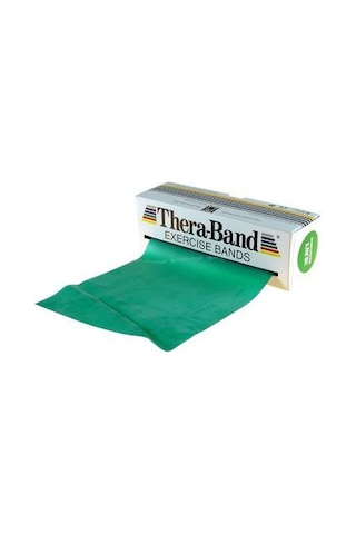Theraband 5.5 Metre Yeşil Egzersiz Pilates Bandı Yeşil
