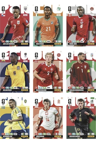 Dünya Kupası Fıfa 2026 Panini Adrenalyn Xl Koleksiyon Kartı Booster 1 Paket 8 Kart