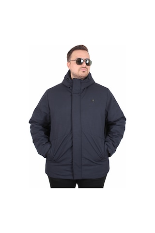 Starbattal Erkek Büyük Beden Kapüşonlu Mont Lujo 2504 Lacıvert Lacivert
