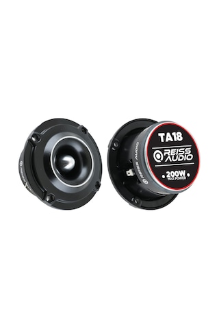Reiss Audio Rs-ta18 10cm Süper Bullet Tweeter 100w Rms 200w Maksi