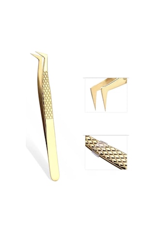 Ellea Gold L Model İpek Kirpik Cımbızı
