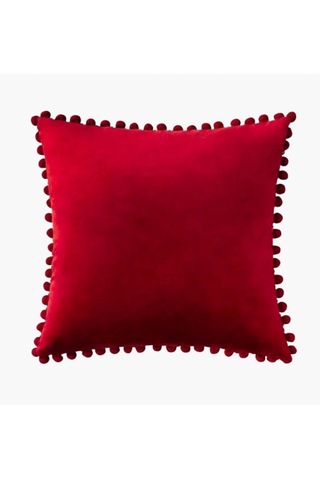 Mercansa 2'li Ponponlu Kırlent Kılıf Seti 40x 40 Renkli