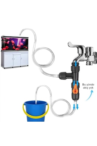 Yarı Otomatik Akvaryum Su Değiştirici Hızlı Ve Kolay Su Değişimi İçin İdeal Çözüm