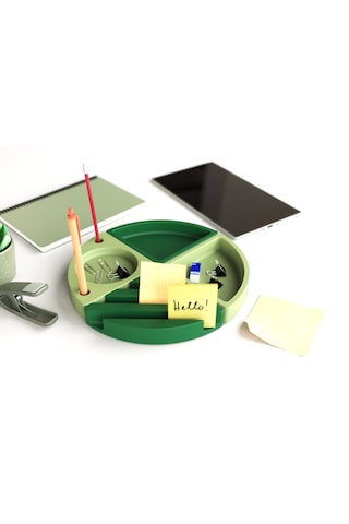 Tıdy Grıd - Desk Organizer Manyetik Modüler Mıknatıslı Masaüstü Düzenleyici Kalemlik Yeşil