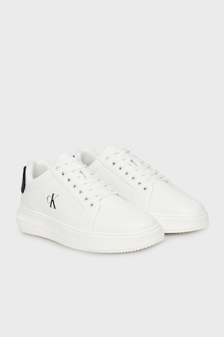 Calvin Klein Erkek Ayakkabı Ym0ym01296 01w Beyaz-siyah Beyaz-siyah