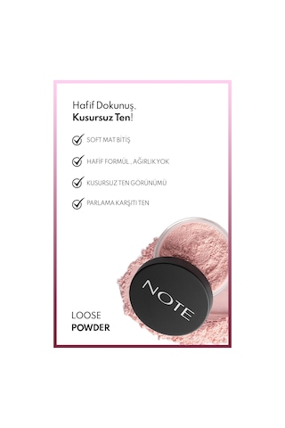 Loose Powder 05 Pink Makyaj Sabitleyici Matlaştırıcı Toz Pudra