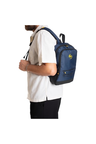 Newish Polo Unisex Quatro Kumaş Notebook Bölmeli Kulaklık Çıkışlı Mini Sırt Çantası Okul,günlük,seyahat Lacivert