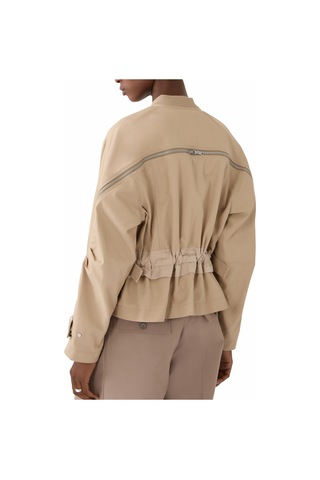 3.1 Phillip Lim Kadın Fermuarlı Kapsü Arka Bomber Ceket Haki