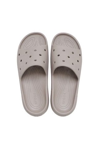 Crocs Unisex Classic Slide V2 Terlik - Kahverengi Taupe
