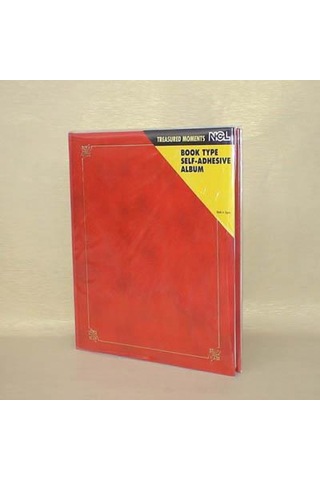 Ncl Fotoğraf Albümüyapışkanlı Book Type 10 Yp Kırmızı