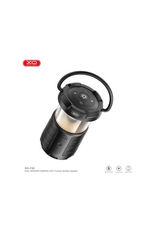 F49 3600 Mah Çift Hoparlör Bt V5.3 Kablosuz Bluetooth Outdoor Hoparlör Kamp Işığı