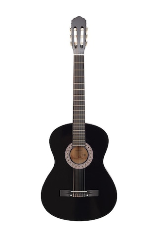 Arriva Tam Boy 4/4 Siyah Klasik Gitar ( Kılıf ve Pena Hediye )