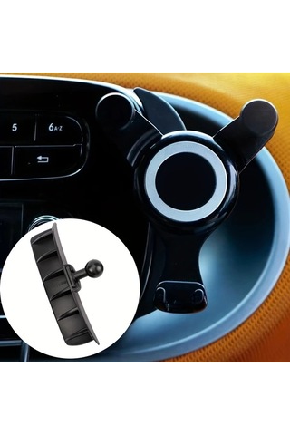 Xuweiwei Mercedes Benz Akıllı Telefon Tutacağı Yan Yerçekimi Modeli Forto Forfour Uyumlu Dönebilen Abs Üçgen Tutucu Su Geçirmez