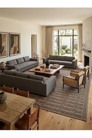 Nexus Halı Mansion 9703 Yumuşak Dokulu Kolay Temizlenebilir Dekoratif Halı Çok Renkli
