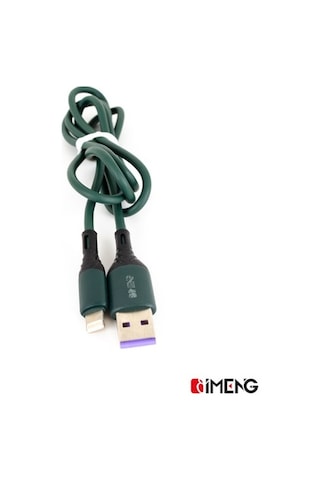 Imeng 6A Usba To Lightning Data Ve Hızlı Şarj Kablosu Ml60 Yeşil