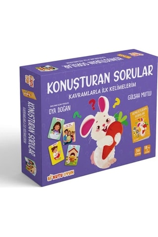 Konuşturan Sorular - Kavramlarla İlk Kelimelerim Seti Konuşturan Sorular - Kavramlarla İlk Kelimelerim Seti
