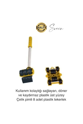 1.2 Ton Premium 1. Sınıf Malzeme Eşya Kaldırma Taşıma Seti Krikosu Kaldıraç Pratik Kolay Yük Taşıma