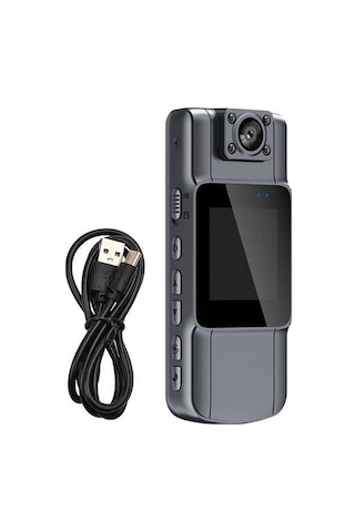 Pazly Vücut Video Uhd Ses Mini Kayıt Kamerası D12552-1 4k Dijital Ro