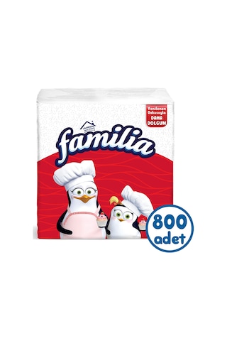 Familia 100'lü Peçete (8 Paket x 100 Yaprak)