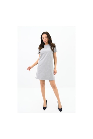 Kadın Taşlı Kısa Kollu Elbise 5212-24 001