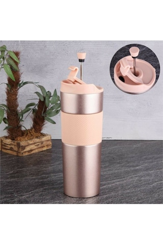 Tohana French Press Termos Kupa Gold 45 Ml