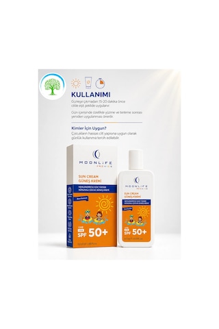 Moonlife Pro Kids Çocuk Güneş Kremi SPF50+ 50 ML
