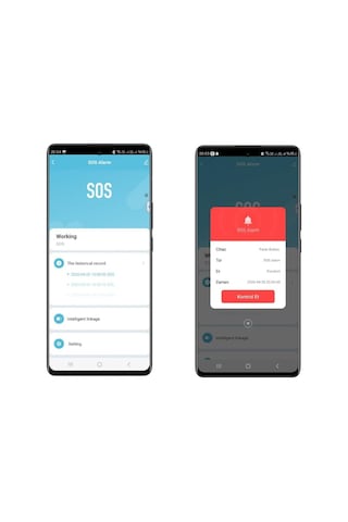 Wifi Sos Alarm Düğmesi Tuya, Smart Life Uyumlu