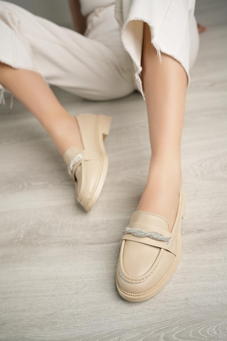 Nesil Shoes Süha 205 Ten Anatomik Kadın Lofer-Ten