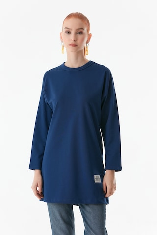 Fullamoda Basic Bisiklet Yaka Tunik 24ygb467204663-indigo 24YGB467204663-İndigo