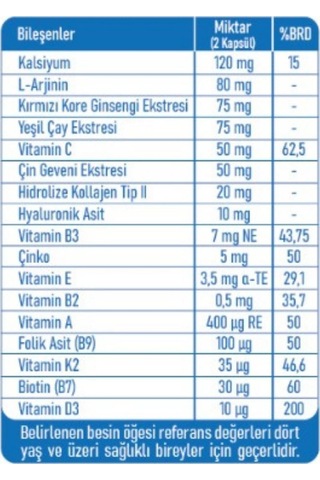 Vitacorner Bone Multivitamin Takviye Edici Gıda 60 Kapsül