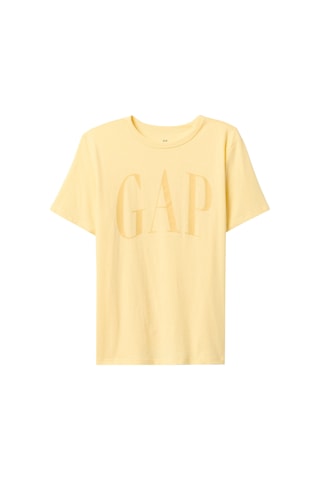 Gap V-frch Logo Arch Tee Sarı Erkek Çocuk Kısa Kol T-shirt SARI