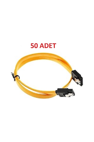 Navidata 50cm Kilitli Serial Ata Sata Data Kablo Klipsli 50 Adet