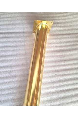 4 Adet-metal Konik Ayak-masa Ayağı-gold Renk-73.5cm- Açılı Ayak Boru Çapı 5.1cm