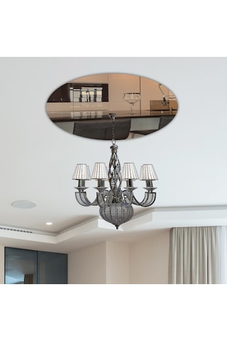 Ayna Avize Göbeği | Bronz Ayna | Çap50Cm