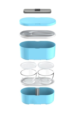 Zweikell Boxy Large Carolına 1450ml 49oz Lunch Box