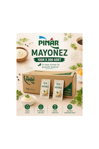 Poşet Mayonez 10gr X 300 Adet