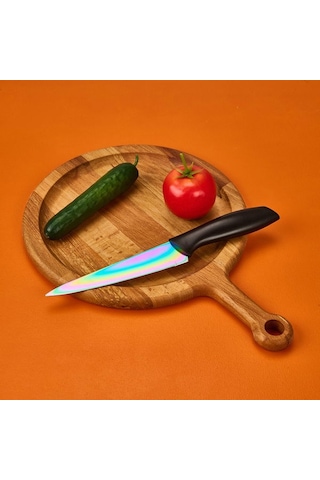 Rooc Titanyum Seri Şef Bıçağı - Renkli - 25 Cm Renkli