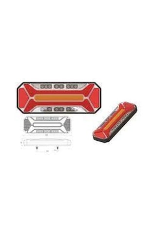 STOP LAMBASI NEON LEDLİ 5 FONKSİYON (KAYAR SİNYALLİ)